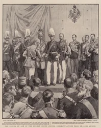 La majorité du prince héritier allemand, félicitations des invités de marque